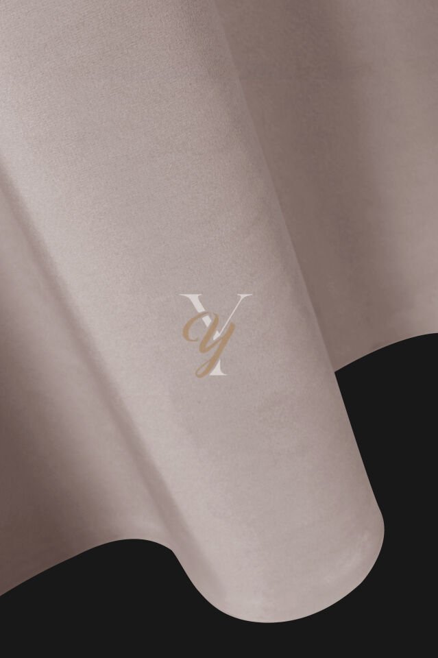 İpek Kadife Fon Perde V-19 Açık Pembe