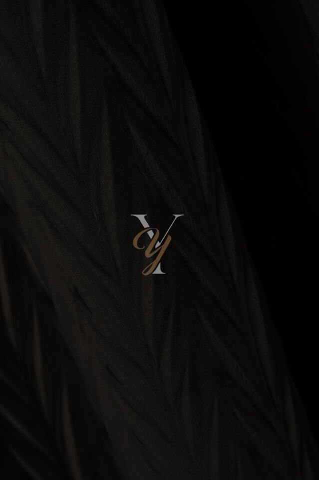 İthal Kadife Fon Perde Plise 01 V-332 Siyah