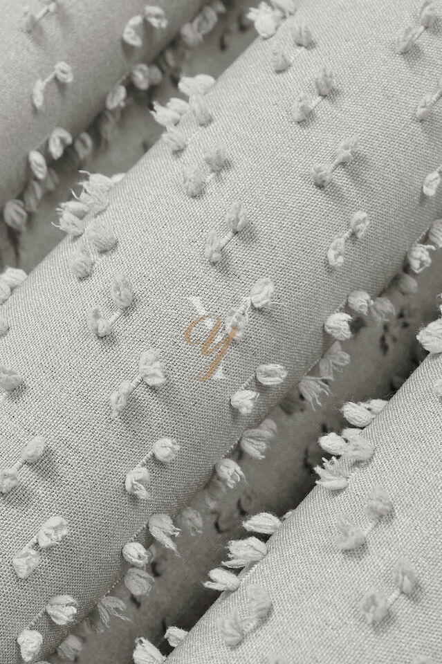 Linda Fon Perde V-6001-S Krem Simli