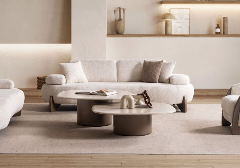 Zen Modern Üçlü Koltuk