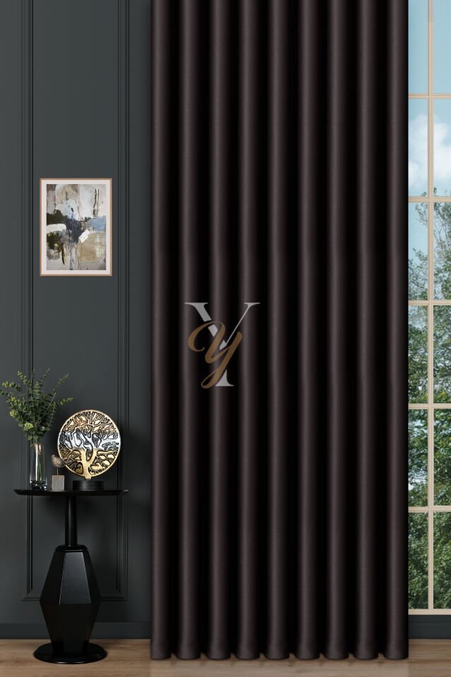 Blackout Fon Perde V-2040 Siyah Numune