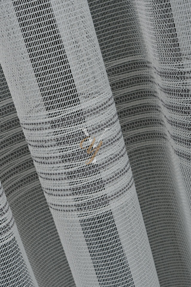6021 Tül Perde V-Gri