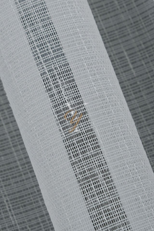 5501 Tül Perde V-01 Ekru