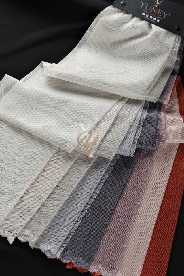 Piezzo Sedef Tül Perde V-Taba