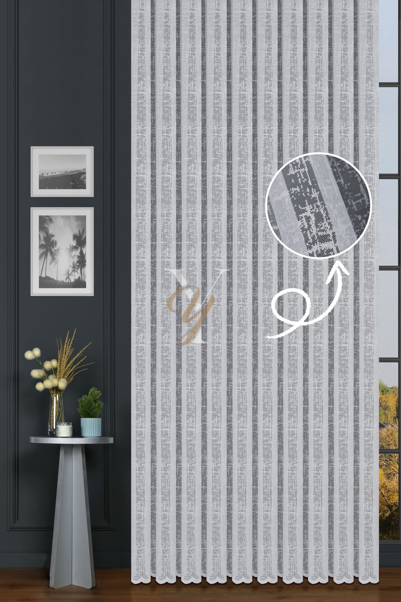 Petek Kdk Tül Perde 710 V-Optik