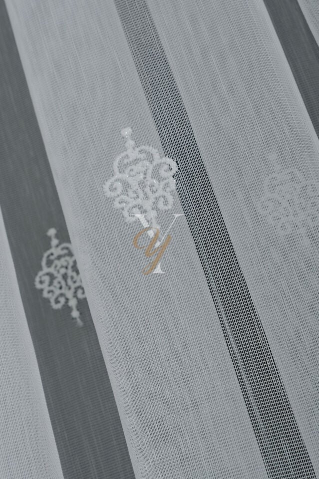 TT03 Tül Perde V-Ekru