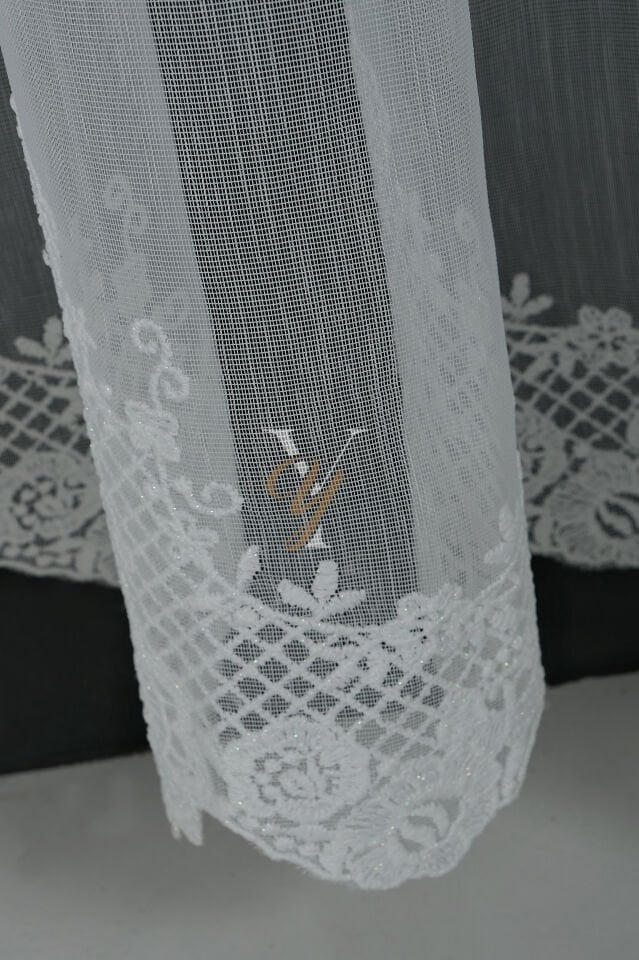 TT03 Tül Perde V-Ekru