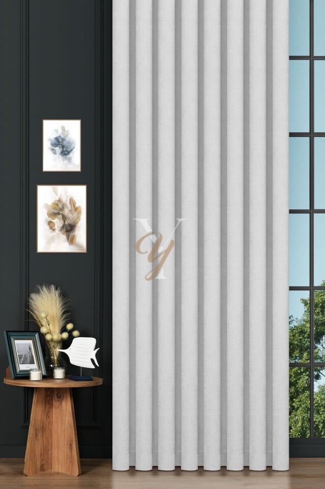 Petek Fon Perde V-1001 Beyaz