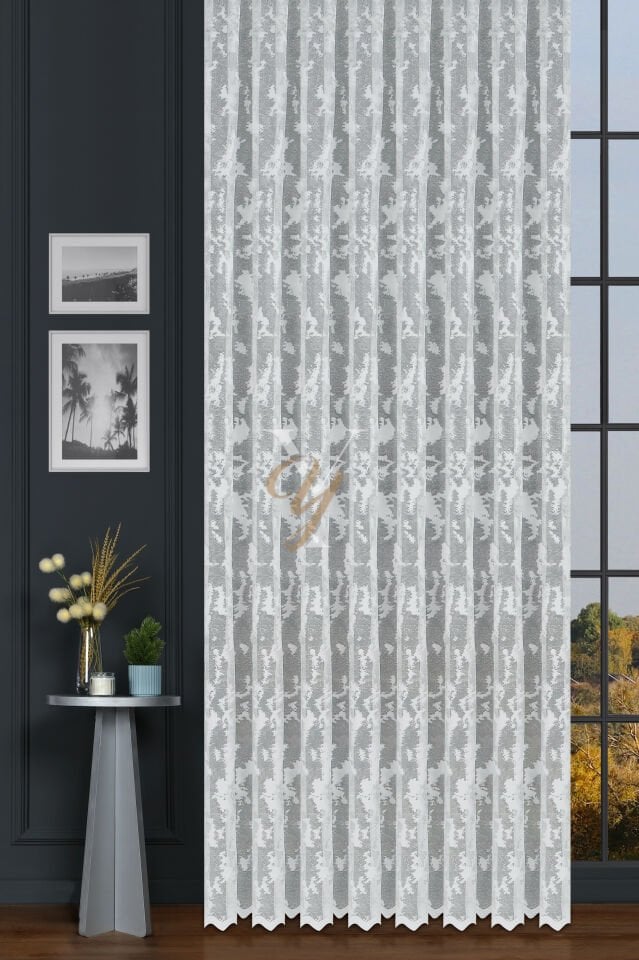 Kdk Pırıltı Lüx Tül Perde Bulut V-Optik