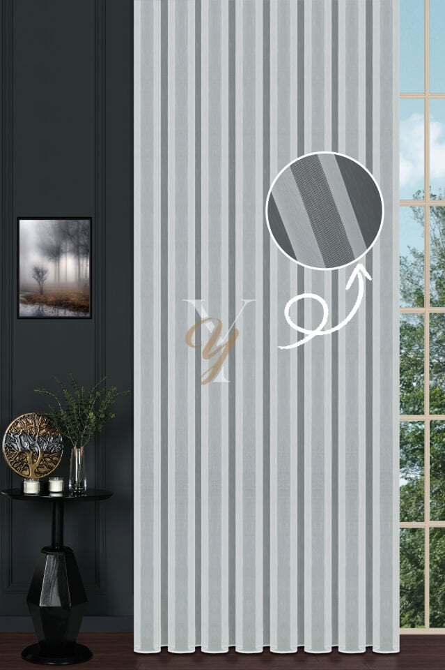 Elif 1204 Tül Perde V-Ekru ( TTM )