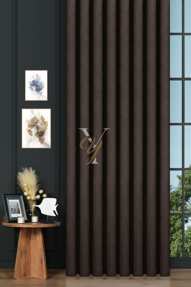 Petek Fon Perde V-1017 Koyu Kahve