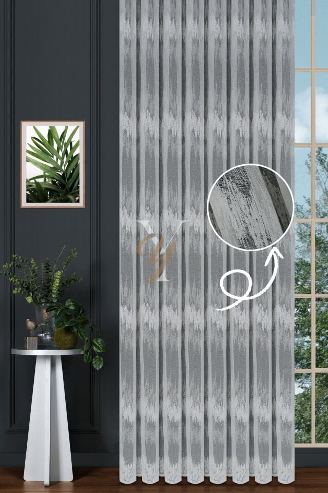 Petek Kdk Tül Perde 3006 V-Krem