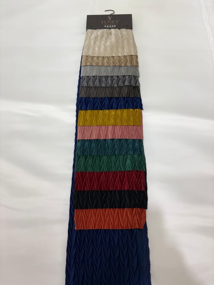 İthal Kadife Fon Perde Plise Kartela