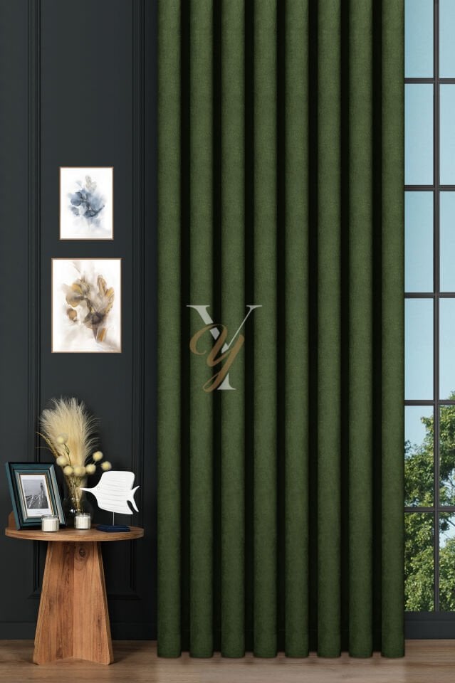 Petek Fon Perde V-1034 Çam Yeşili