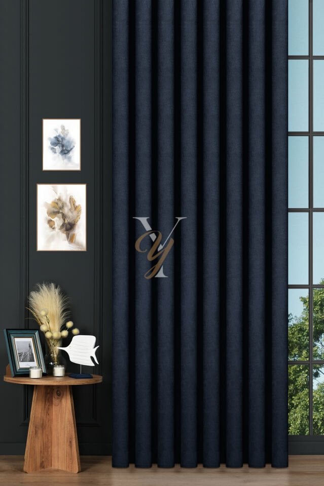 Petek Fon Perde V-1038 İndigo