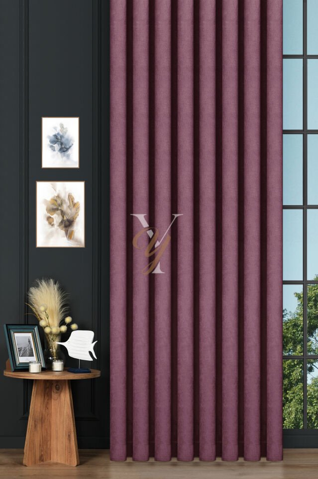 Petek Fon Perde V-1025 Lila Top Seçimi