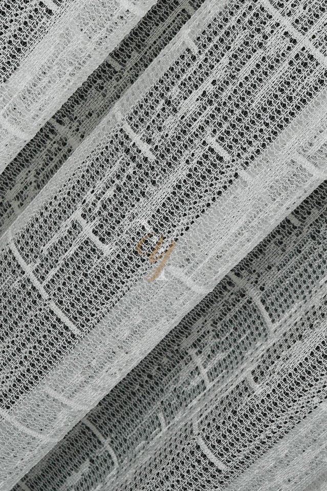 7975-1-75 Tül Perde V-1008 Kemik