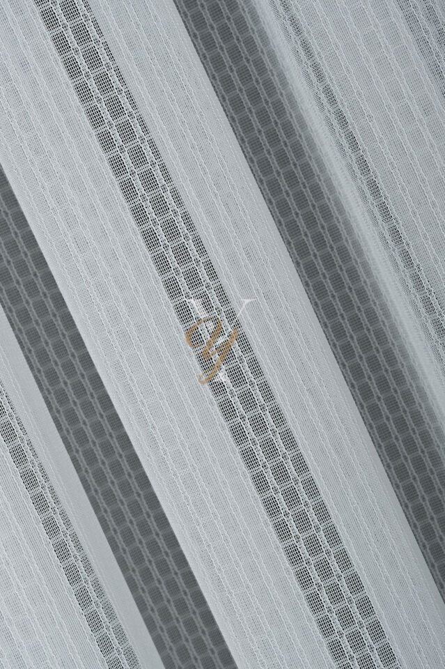 4704 Tül Perde V-01 Ekru Numune