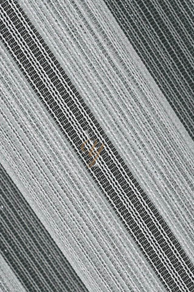 Yasemin Raporlu Çelik Tül Perde V-Gümüş