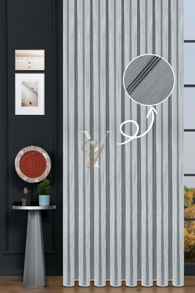 Simli Çelik 5006 Tül Perde V-Sedef