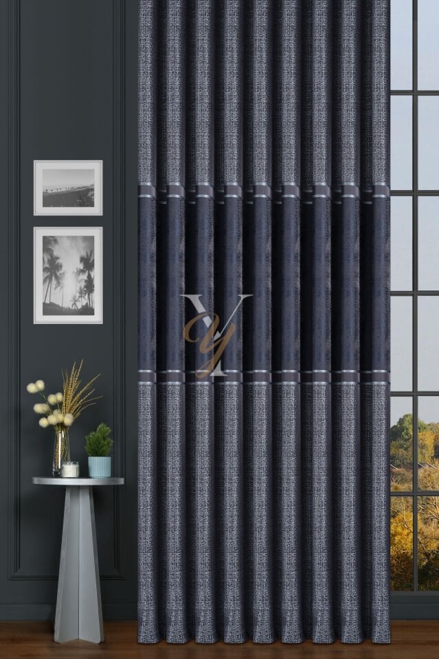 Leonessa Pano Fon Perde V-2503 Petrol Mavisi