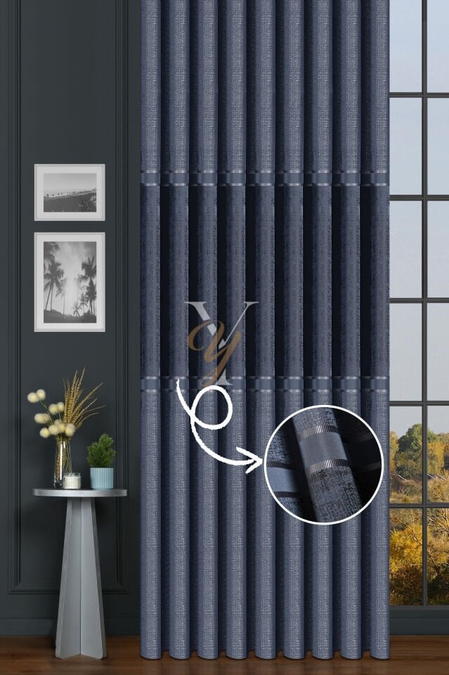 Leonessa Pano Fon Perde V-5502 Mavi