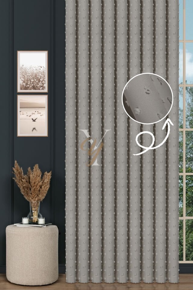 Armani Fon Perde V-676 Taş