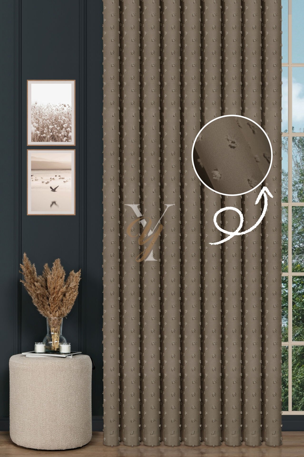 Armani Fon Perde V-679 Kum