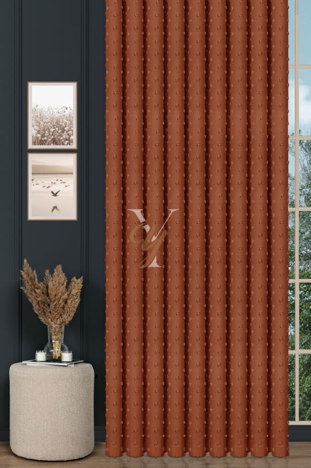 Armani Fon Perde V-33 Turuncu