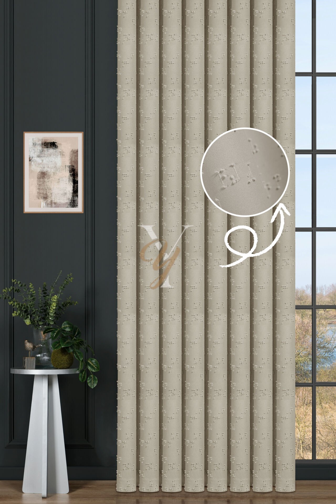 Kenzo Fon Perde V-674 Ekru