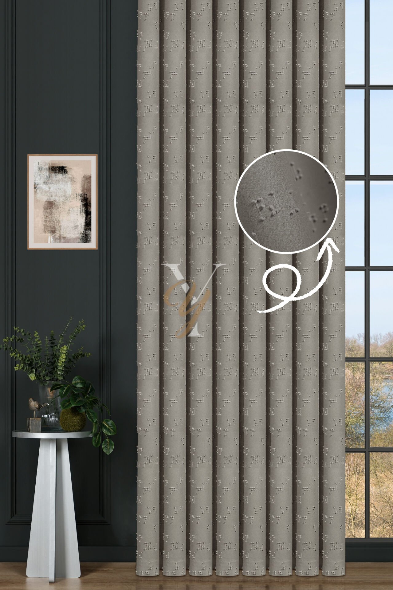 Kenzo Fon Perde V-676 Bej