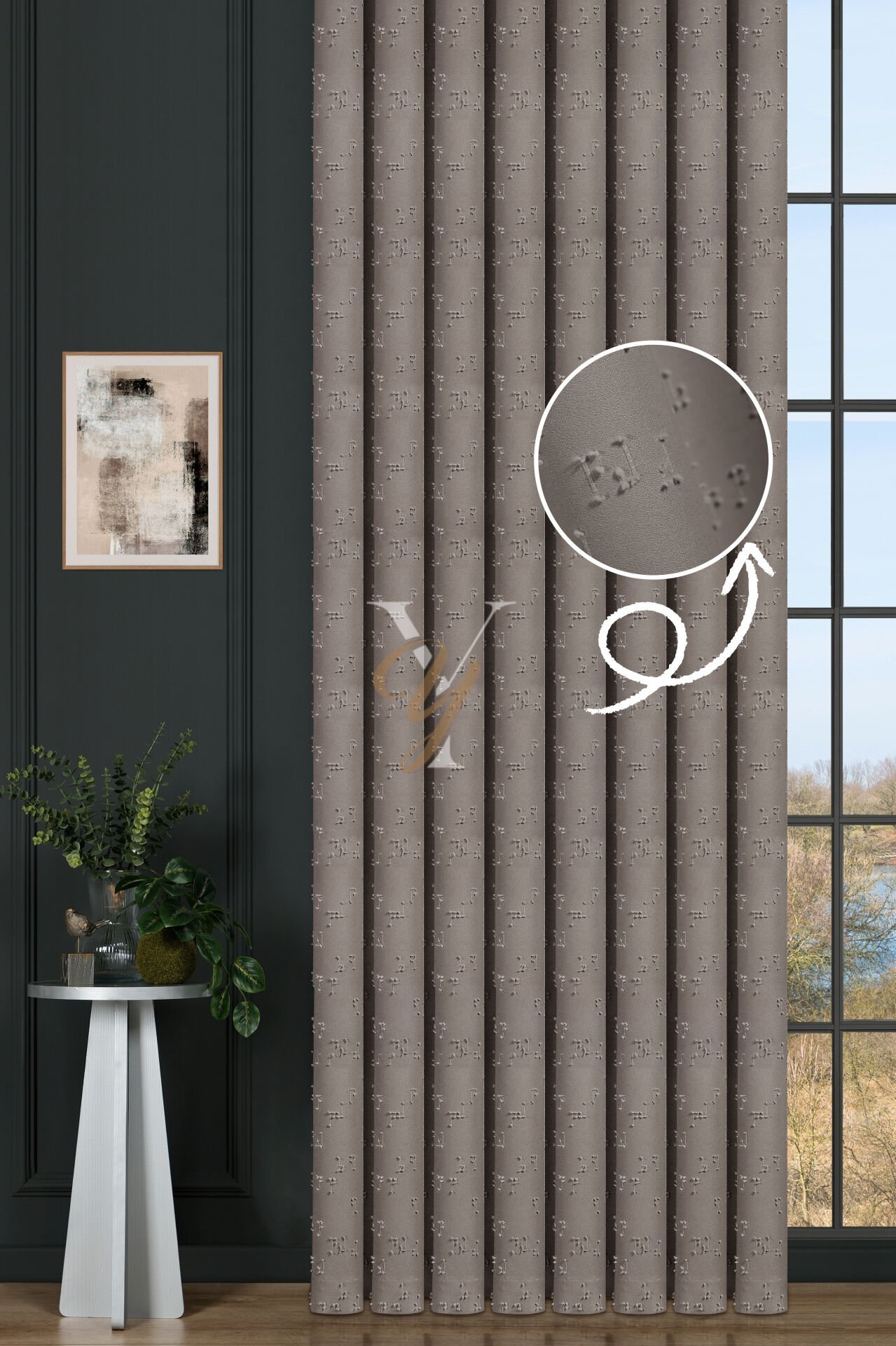 Kenzo Fon Perde V-667 Vizon