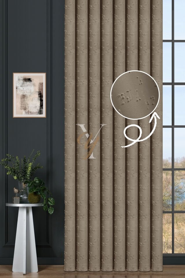 Kenzo Fon Perde V-678 Krem