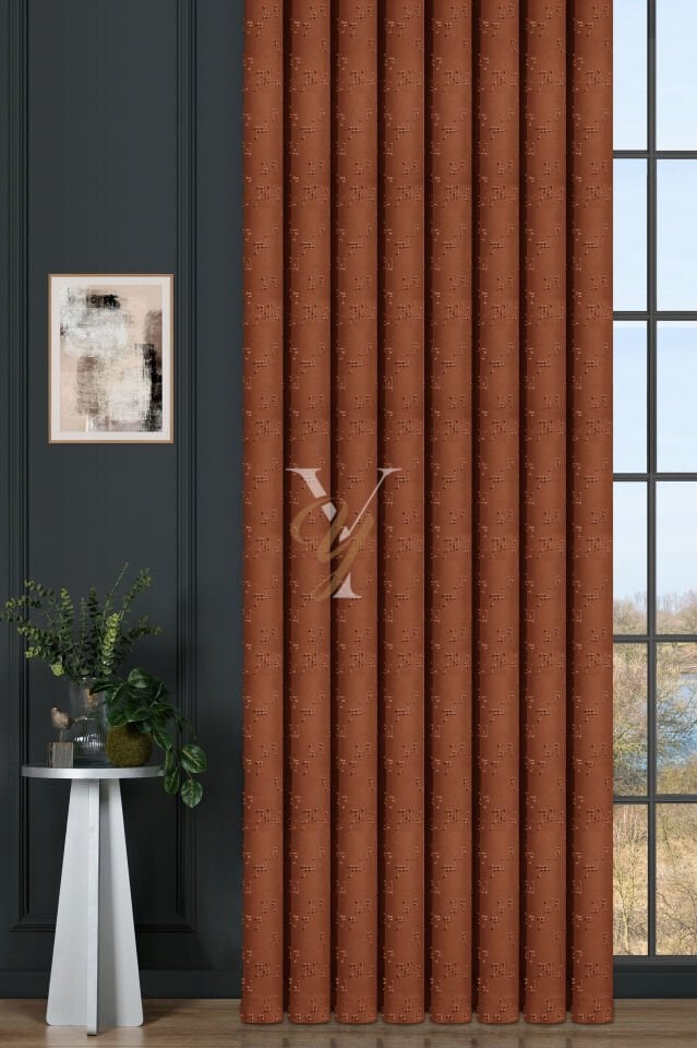 Kenzo Fon Perde V-33 Turuncu