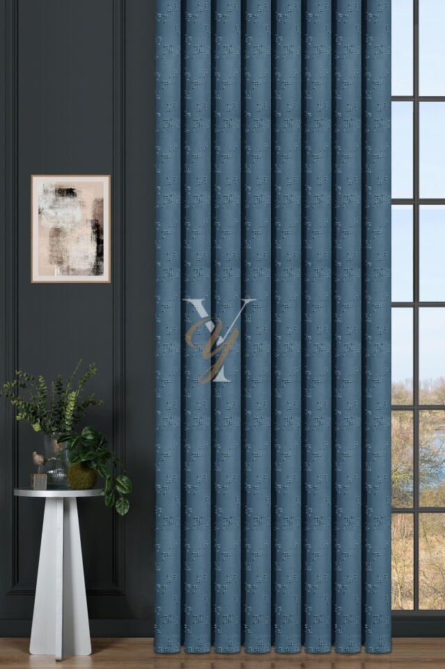 Kenzo Fon Perde V-774 Açık Mavi