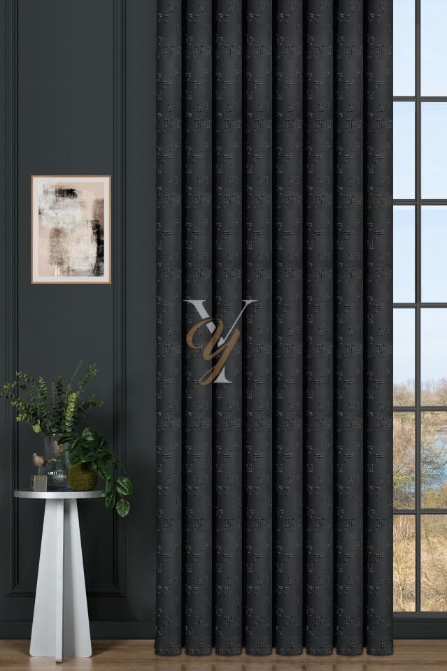 Kenzo Fon Perde V-682 Antrasit