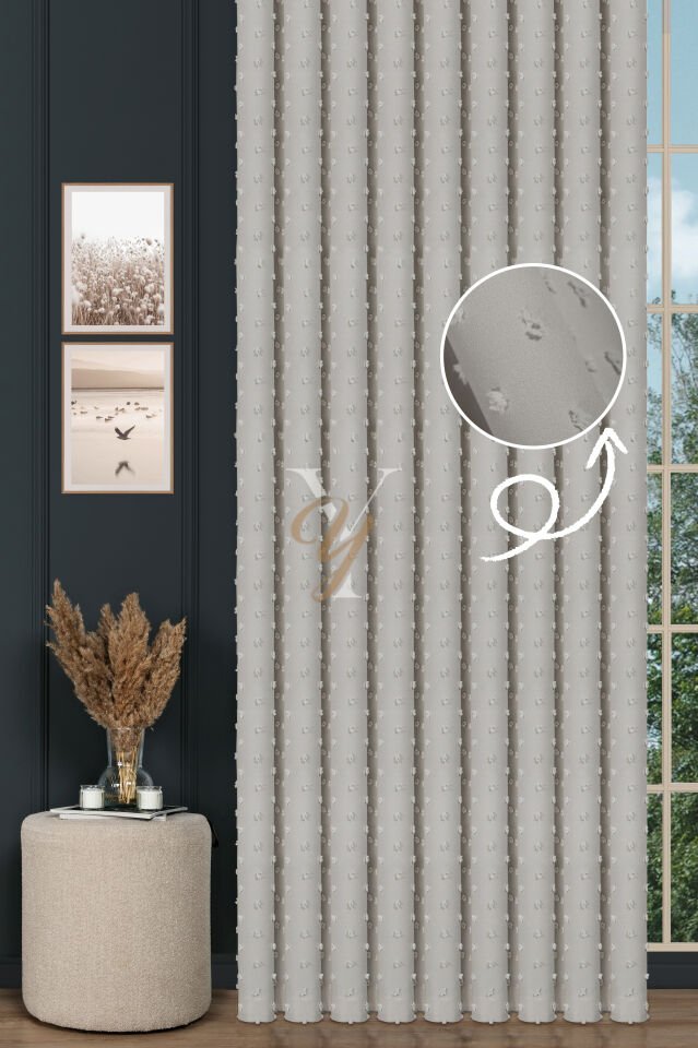 Armani Fon Perde V-674 Ekru Numune