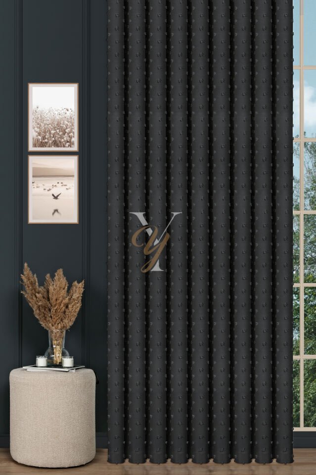 Armani Fon Perde V-682 Antrasit Kesim