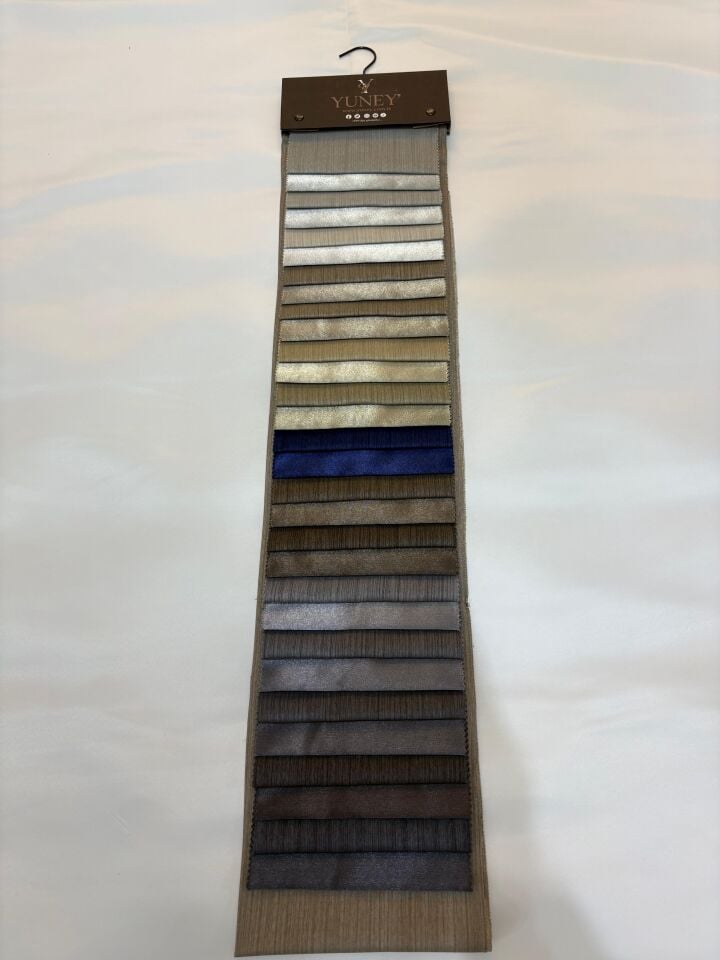 İpek Saten Fon Perde Kartela