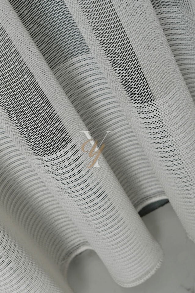 6021 Tül Perde V-Ekru