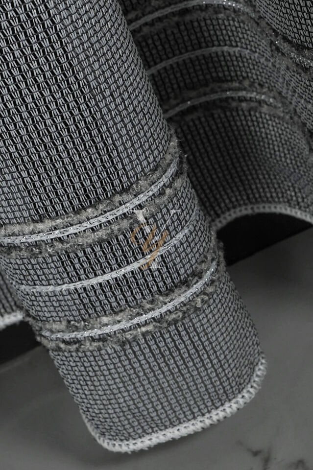 6207 Tül Perde V-Gri