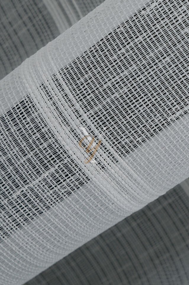 5505 Tül Perde V-01 Ekru