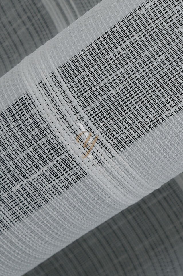 5505 Tül Perde V-01 Ekru