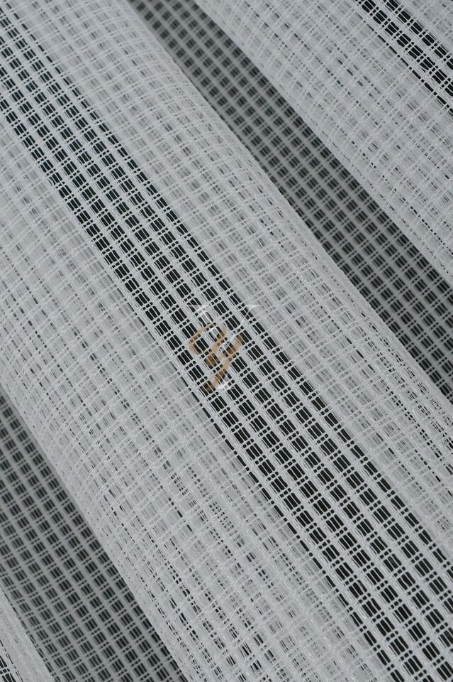 6401 Tül Perde V-Şeffaf Simli