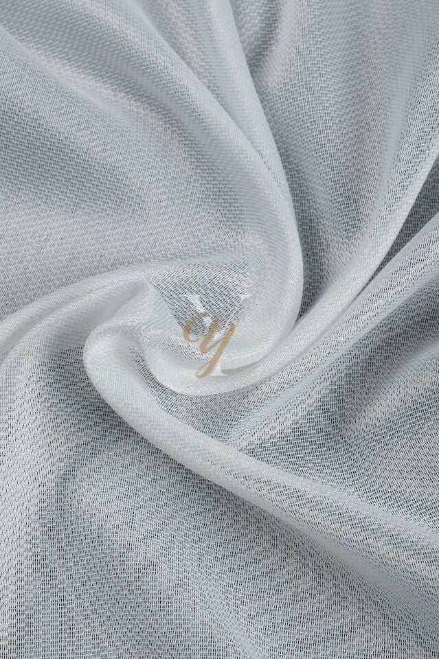 4557 Tül Perde V-01 Ekru