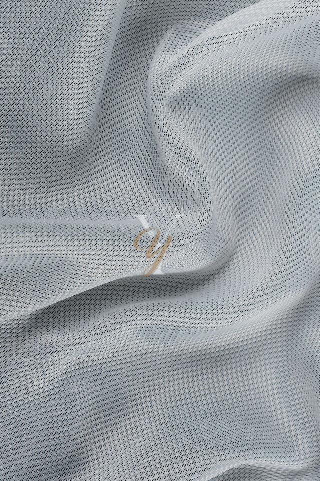4558 Tül Perde V-01 Ekru