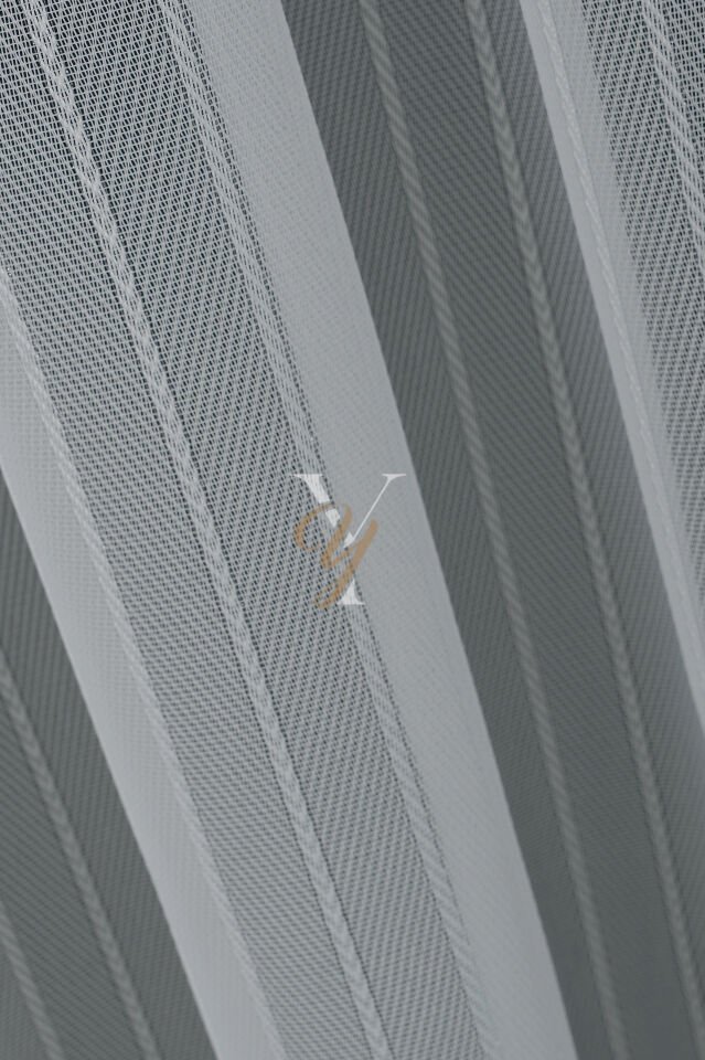 4608 Tül Perde V-01 Ekru