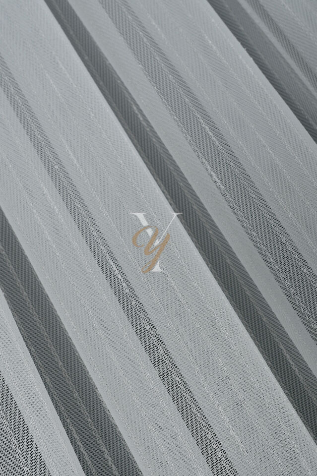 4611 Tül Perde V-01 Ekru