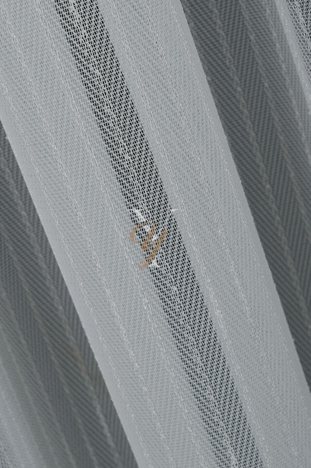 4611 Tül Perde V-01 Ekru