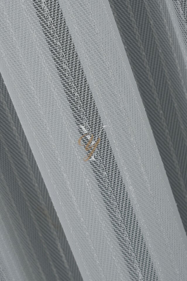 4611 Tül Perde V-01 Ekru